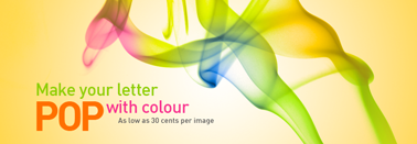 Promotion: Make your letter POP with colour